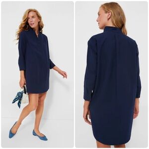 Tuckernuck Pomander Place French Navy Polly Dress Blue Size Large